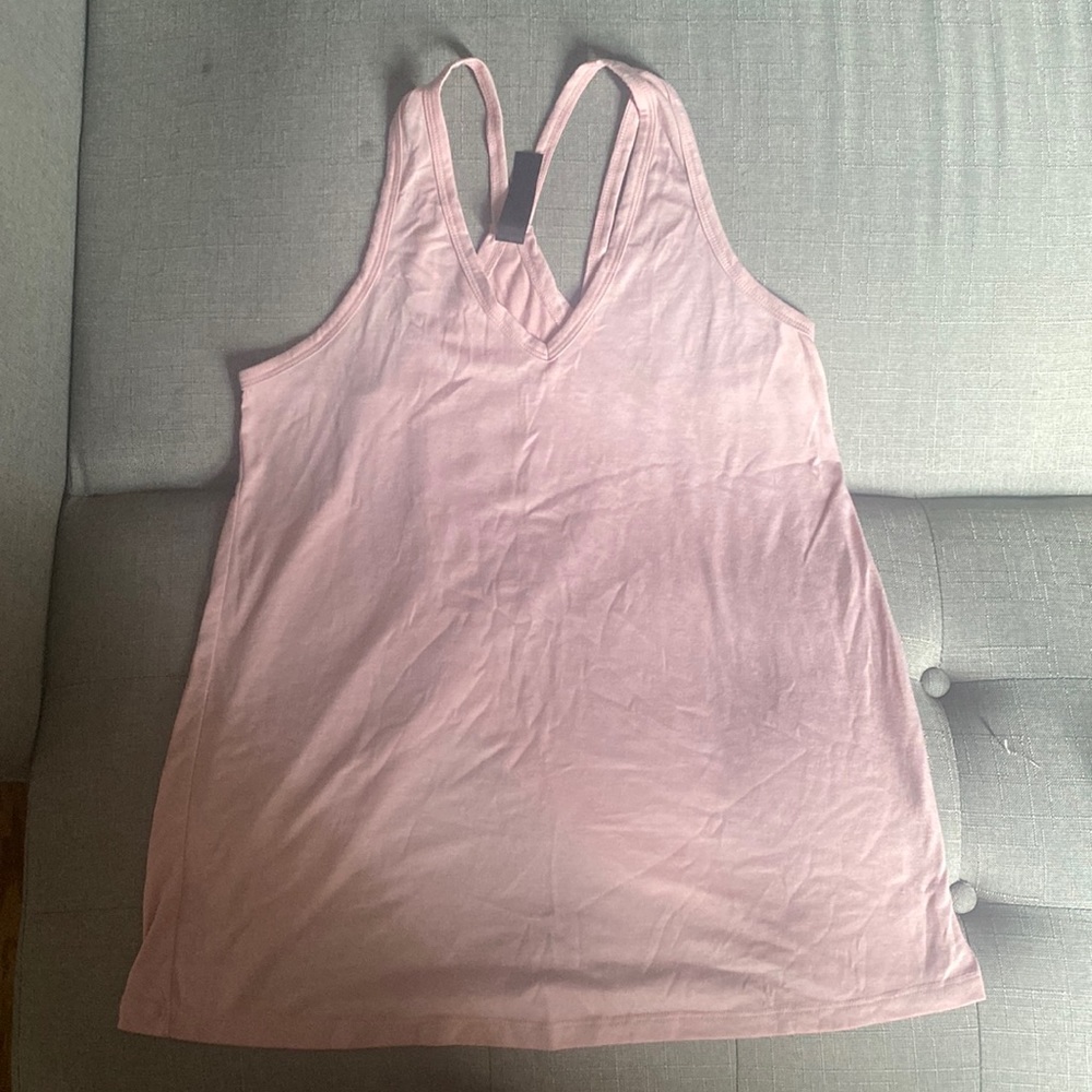 Light pink workout top